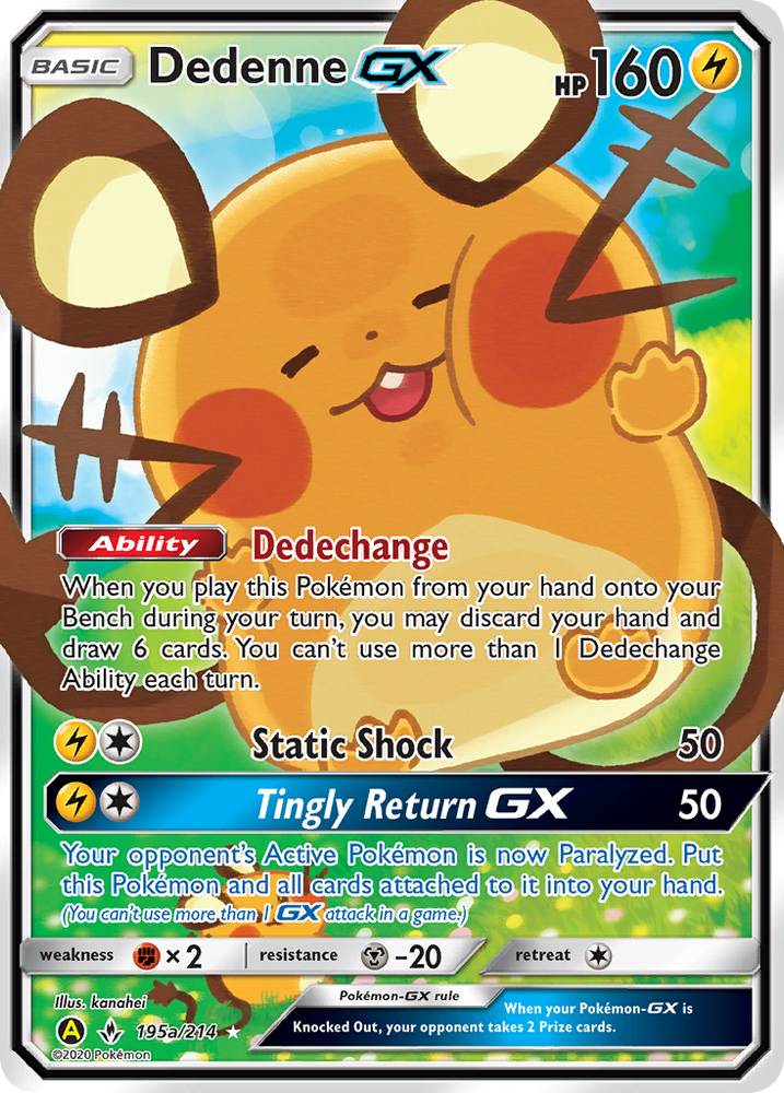 Dedenne GX (195a/214) [Alternate Art Promos]