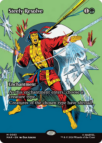 Steely Resolve (Borderless) [Marvel Universe: Eternal-Legal]