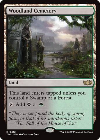 Woodland Cemetery [Tarkir: Dragonstorm Commander]