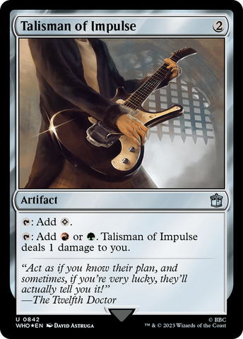 Talisman of Impulse (Surge Foil) [Doctor Who]