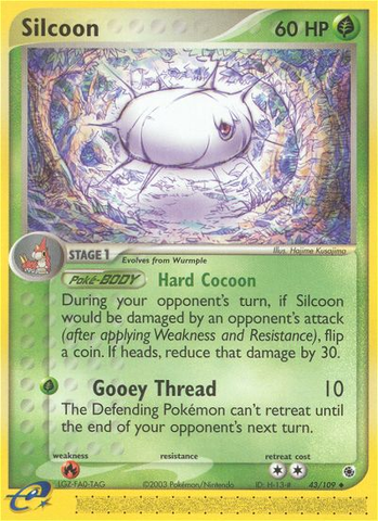 Silcoon (43/109) [EX: Ruby & Sapphire]