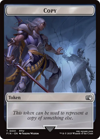 Moogle (0011) // Copy (0001) Double-Sided Token [FINAL FANTASY Tokens]