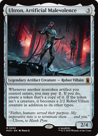 Ultron, Artificial Malevolence [Marvel Super Heroes]