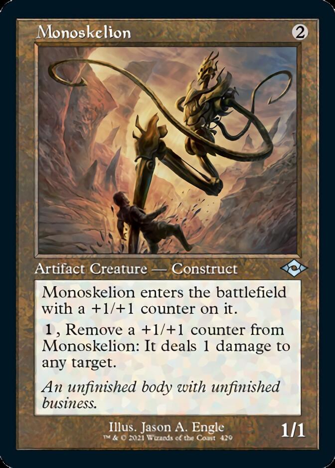 Monoskelion (Retro Foil Etched) [Modern Horizons 2]