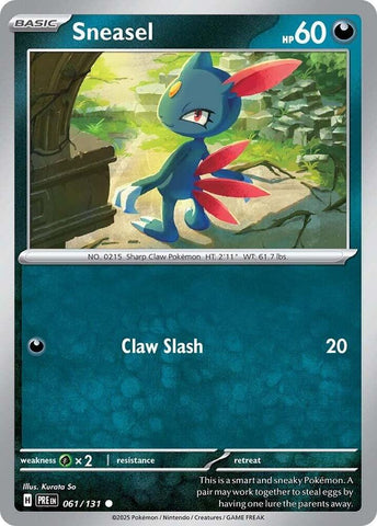 Sneasel (061/131) [Scarlet & Violet: Prismatic Evolutions]