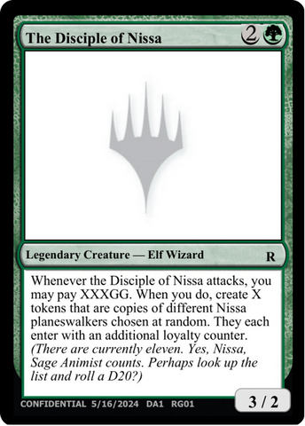 The Disciple of Nissa [Unknown Event]