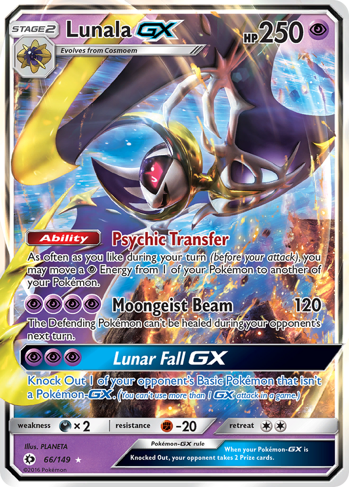 Lunala GX (66/149) [Sun & Moon: Base Set]