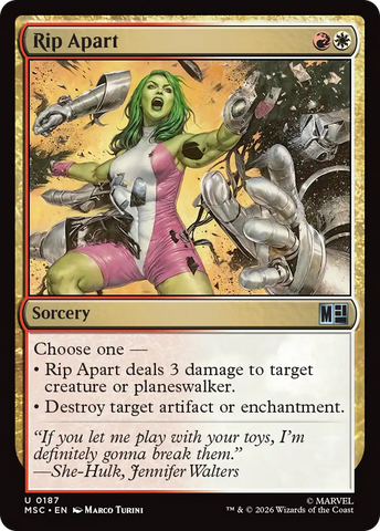 Rip Apart (Surge Foil) [Marvel Super Heroes Commander]