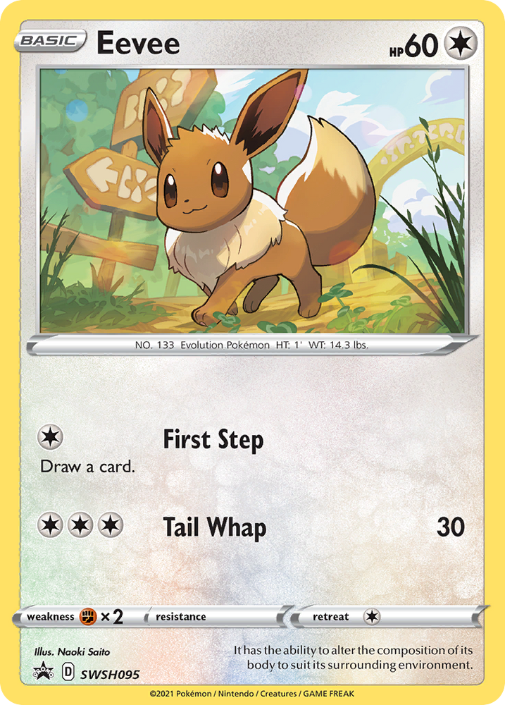 Eevee (SWSH095) [Sword & Shield: Black Star Promos]