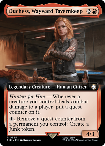 Duchess, Wayward Tavernkeep (Extended Art) [Fallout]