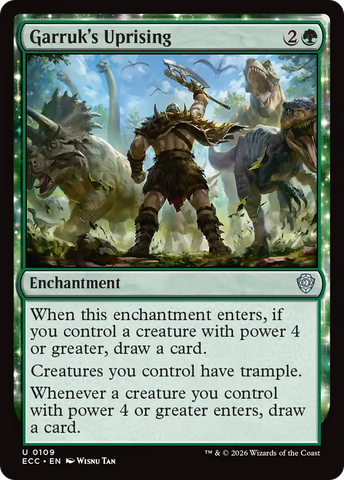 Garruk's Uprising [Lorwyn Eclipsed Commander]