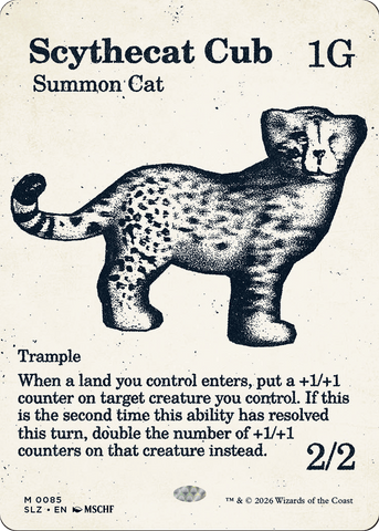 Scythecat Cub (0085) [Secret Lair x MSCHF: The Zeta Set]