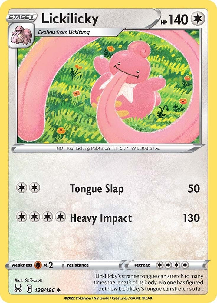 Lickilicky (139/196) [Sword & Shield: Lost Origin]