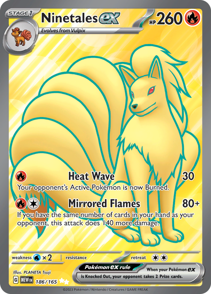 Ninetales ex (186/165) [Scarlet & Violet 151]