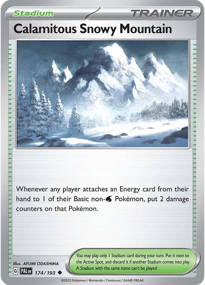 Calamitous Snowy Mountain (174/193) [Scarlet & Violet: Paldea Evolved]