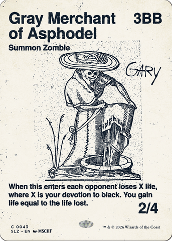 Gray Merchant of Asphodel (0043) [Secret Lair x MSCHF: The Zeta Set]