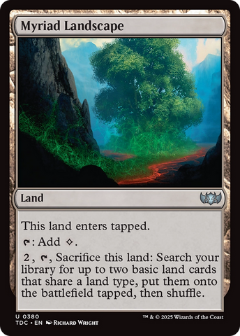 Myriad Landscape [Tarkir: Dragonstorm Commander]