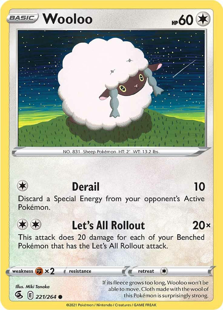 Wooloo (221/264) [Sword & Shield: Fusion Strike]