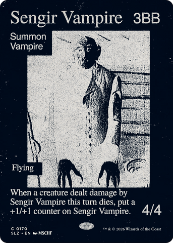 Sengir Vampire (0170) [Secret Lair x MSCHF: The Zeta Set]