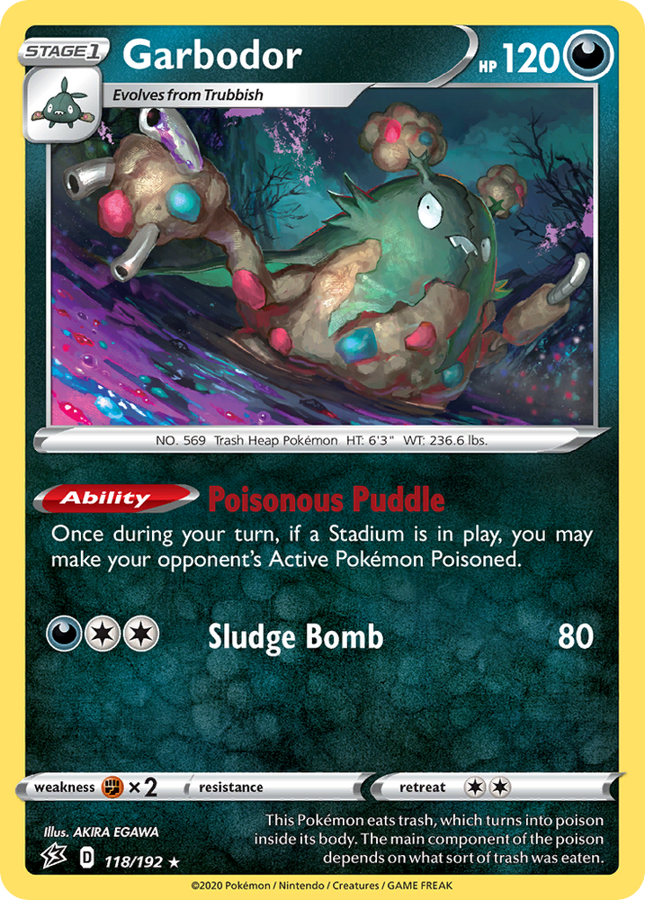 Garbodor (118/192) [Sword & Shield: Rebel Clash]