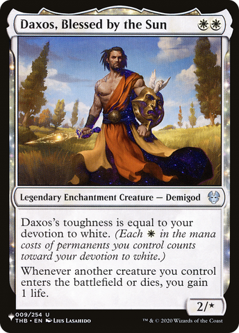 Daxos, Blessed by the Sun [The List Reprints]