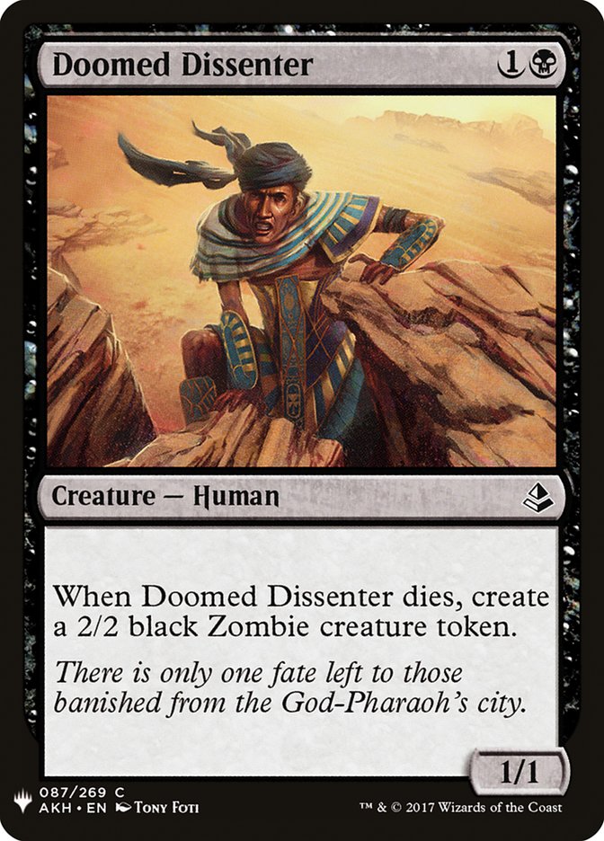 Doomed Dissenter [Mystery Booster]