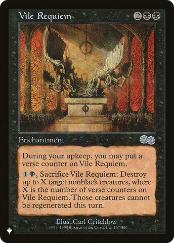 Vile Requiem (USG) [The List]