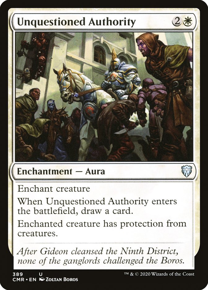 Unquestioned Authority [Commander Legends Commander Deck]