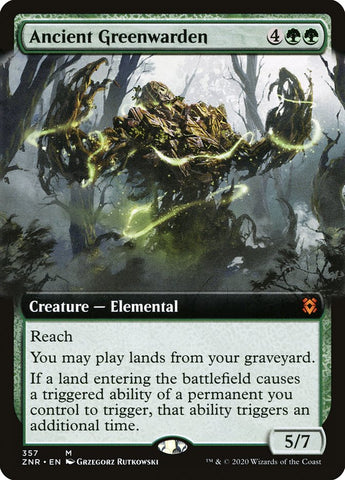 Ancient Greenwarden (Extended) [Zendikar Rising Extended Art]