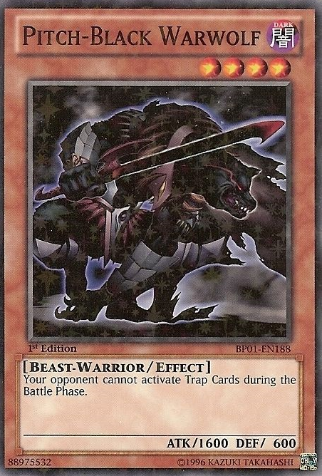 Pitch-Black Warwolf [BP01-EN188] Starfoil Rare