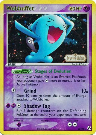 Wobbuffet (28/92) (Stamped) [EX: Legend Maker]