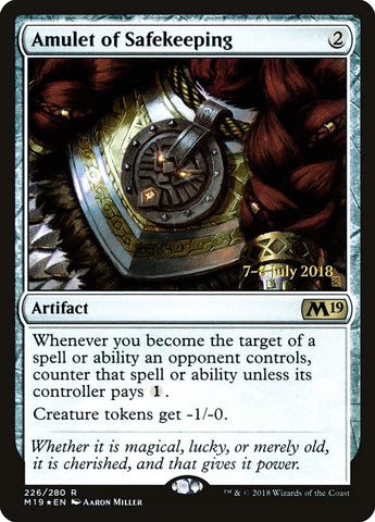 Amulet of Safekeeping  [Core Set 2019 Prerelease Promos]