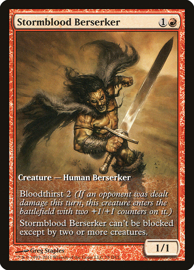 Stormblood Berserker (Extended) [Magic 2012 Promos]