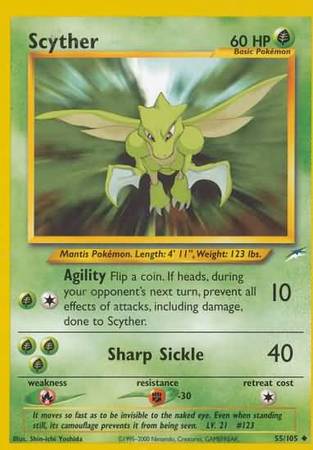 Scyther (55/105) [Neo Destiny Unlimited]