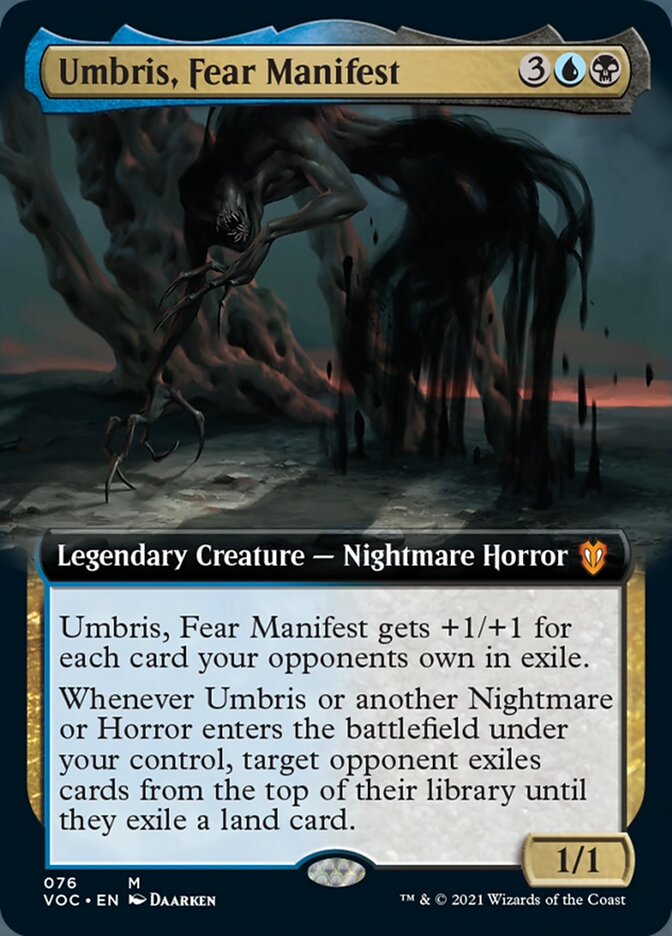 Umbris, Fear Manifest (Extended) [Innistrad: Crimson Vow Commander]