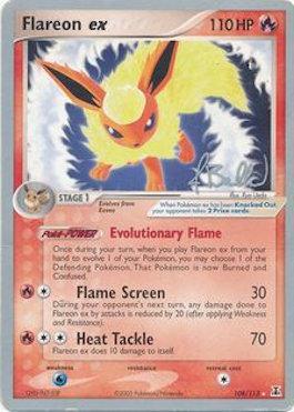 Flareon ex (108/113) (Eeveelutions - Jimmy Ballard) [World Championships 2006]