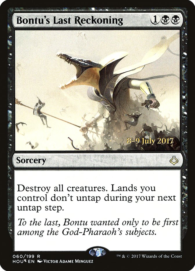 Bontu's Last Reckoning  [Hour of Devastation Prerelease Promos]