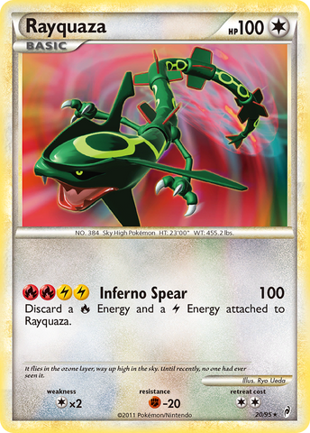 Rayquaza (20/95) [HeartGold & SoulSilver: Call of Legends]