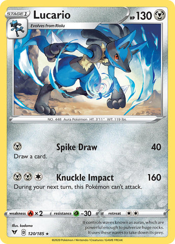 Lucario (120/185) [Sword & Shield: Vivid Voltage]