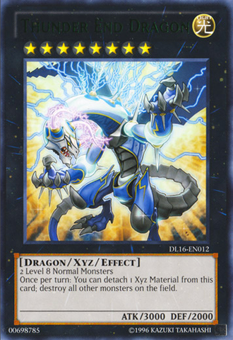 Thunder End Dragon (Green) [DL16-EN012] Rare