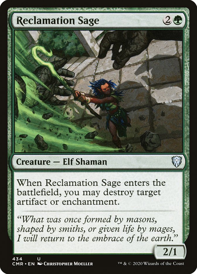 Reclamation Sage [Commander Legends Commander Deck]