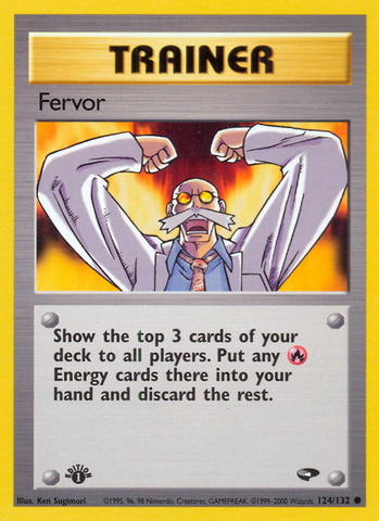 Fervor (124/132) [Gym Challenge 1st Edition]