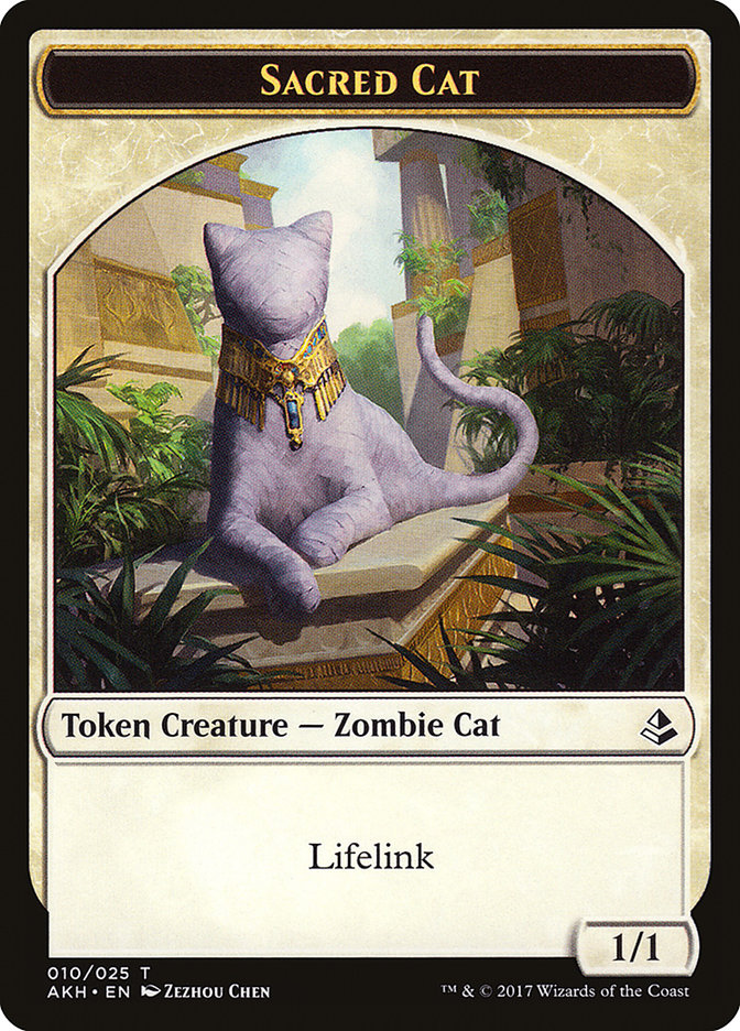 Sacred Cat [Amonkhet Tokens]