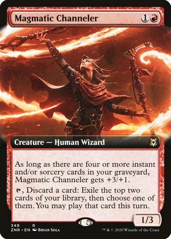 Magmatic Channeler (Extended) [Zendikar Rising Extended Art]