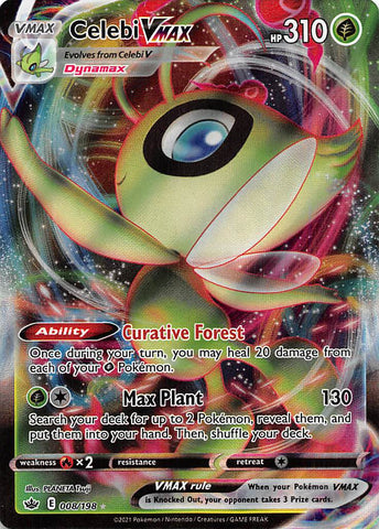 Celebi VMAX (008/198) [Sword & Shield: Chilling Reign]