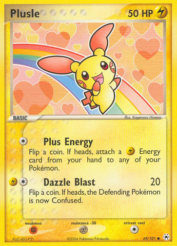 Plusle (69/101) [EX: Hidden Legends]