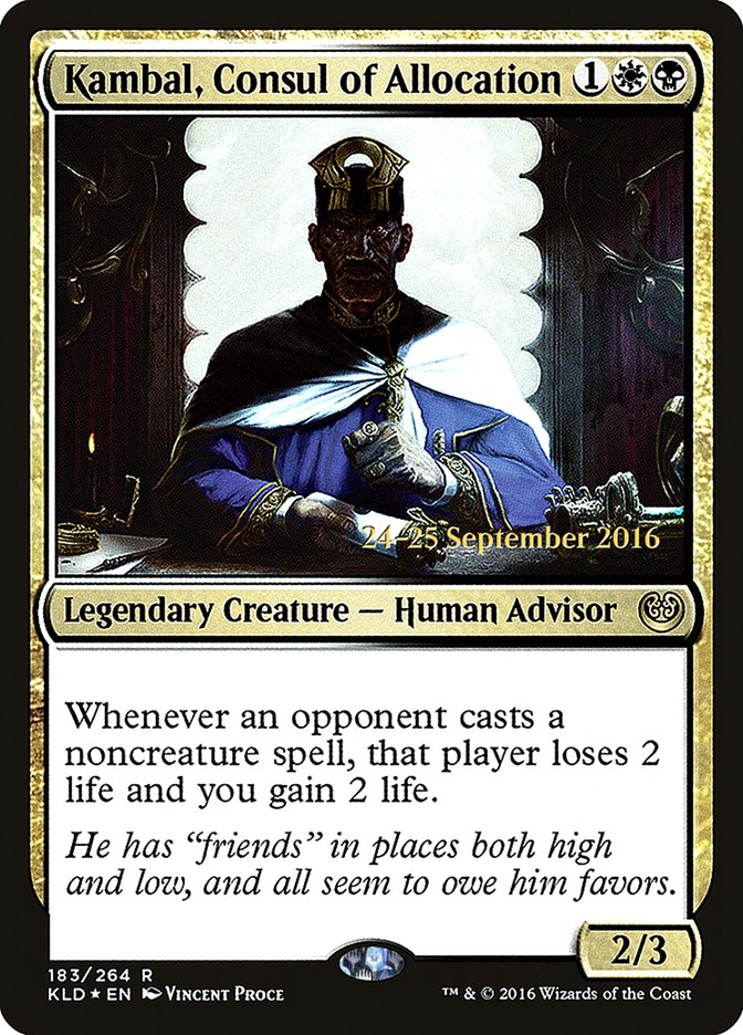 Kambal, Consul of Allocation  [Kaladesh Prerelease Promos]