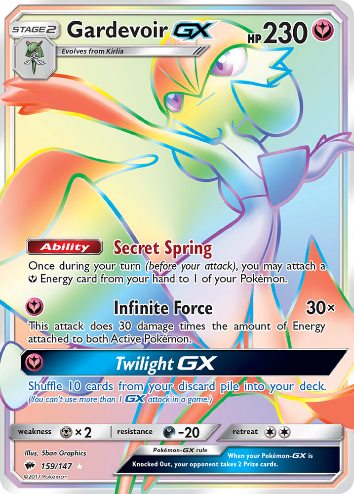 Gardevoir GX (159/147) [Sun & Moon: Burning Shadows]