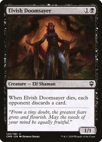 Elvish Doomsayer [Commander Legends]