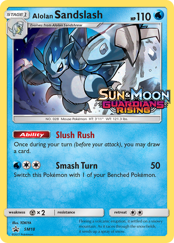 Alolan Sandslash (SM18) (Prerelease Promo) [Sun & Moon: Black Star Promos]